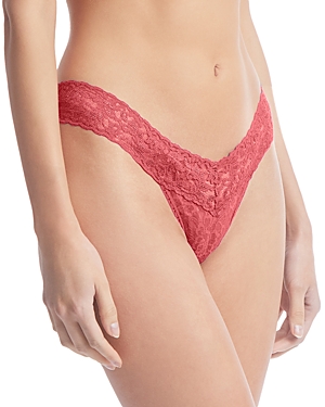 Hanky Panky X Pantone Color Of The Year Signature Lace Original Rise Thong In Burnt Siena