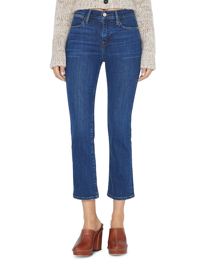 FRAME Le High Rise Straight Ankle Jeans | Bloomingdale's