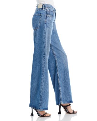 Paloma Baggy High Rise Wide Leg Jeans in Siesta