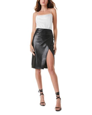 Siobhan Faux Wrap Pencil Skirt