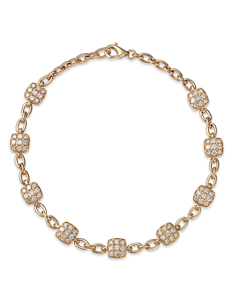 Bloomingdale's Diamond Pave Link Bracelet In 14k Yellow Gold, 1.0 Ct. T. W. In Gold