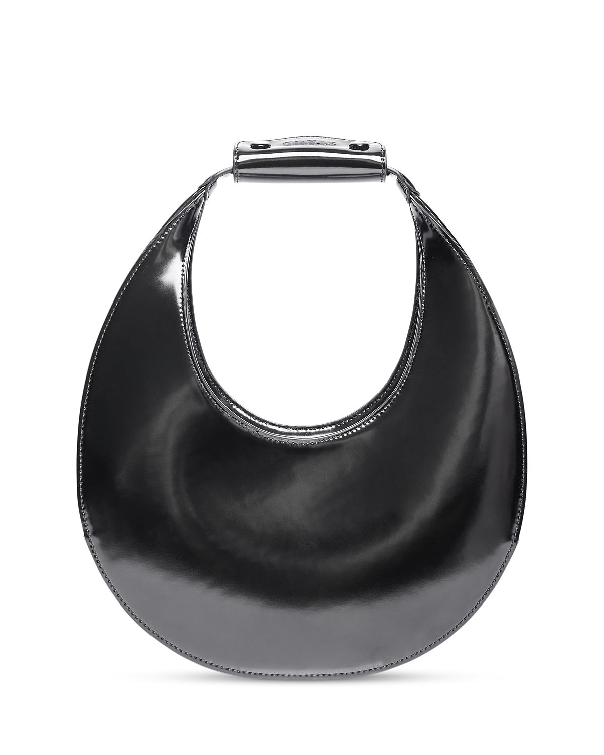 Staud Moon Leather Saddle Bag
