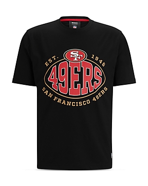 HUGO BOSS NFL SAN FRANCISCO 49ERS COTTON BLEND GRAPHIC TEE