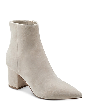 Marc Fisher Ltd Women's Jarli High Heel Booties In Ivory Suede