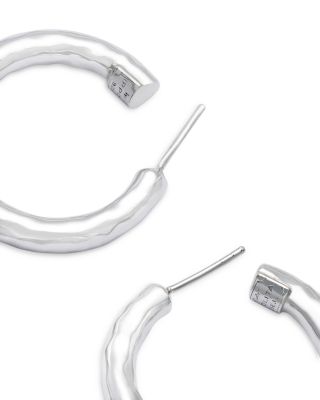 Sterling Silver Glamazon&reg; Hoop Earrings