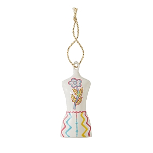 Spode Rik Rak Mannequin Ornament In Multi