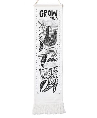 Wee Gallery Canvas Growth Chart - Rainforest