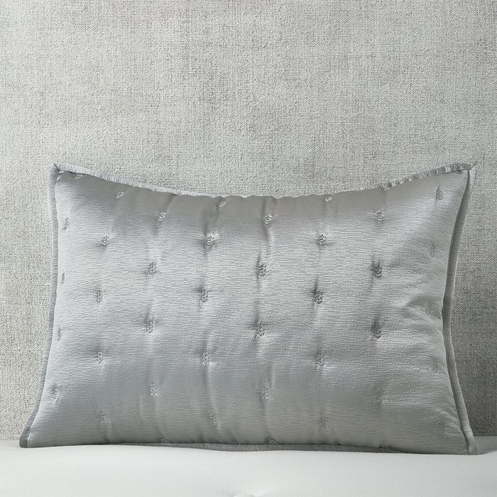 Shop Hudson Park Collection Nouveau Quilted King Sham - 100% Exclusive In Charcoal