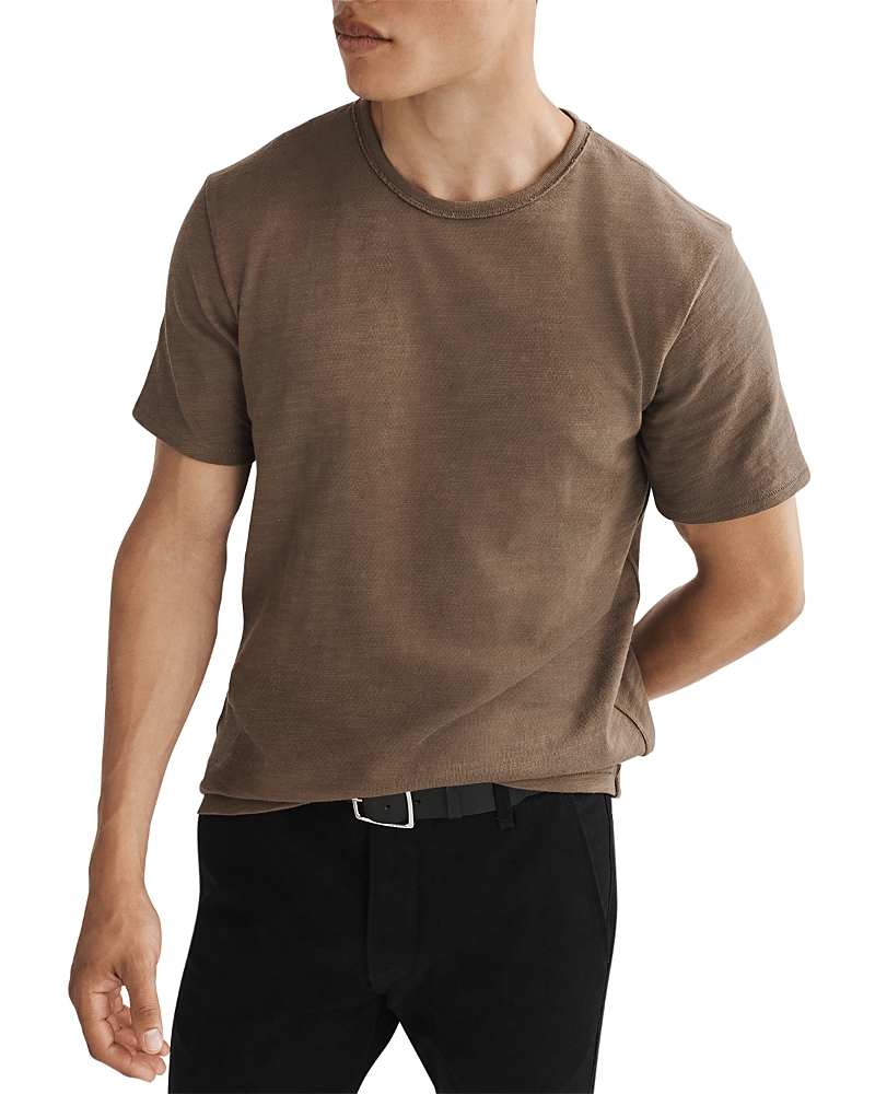 Rag & Bone Classic Flame Slub Cotton T-shirt In Military Olive
