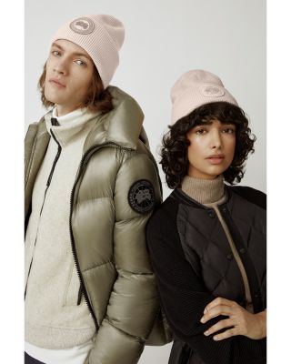 Arctic Disc Rib Knit Wool Toque