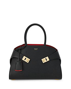 Ferragamo - Hug Top Handle Leather Handbag 