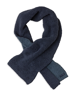Shop Barefoot Dreams Cozychic Two Tone Scarf In Blue