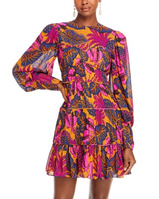 FARM Rio - Fruit Dream Pleated Tiered Dress