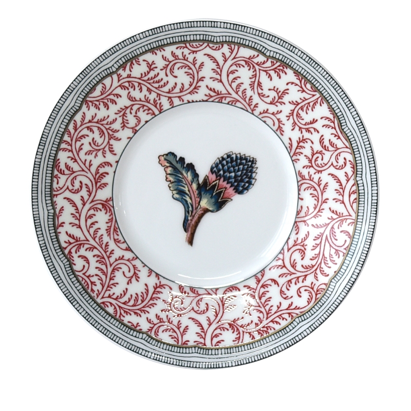 Bernardaud Braquenie Tea Saucer In Multi