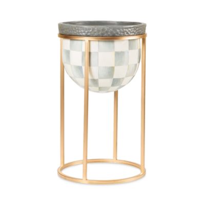 MacKenzie-Childs - Sterling Check Plant Stand, Short