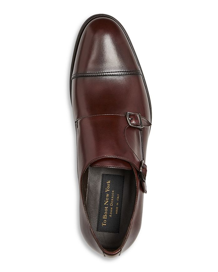 Shop To Boot New York Men's Hammill Monk Strap Loafers In Dark Brown