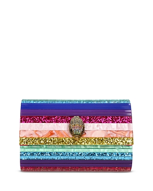 Kurt Geiger London Party Eagle Drench Clutch In Multi