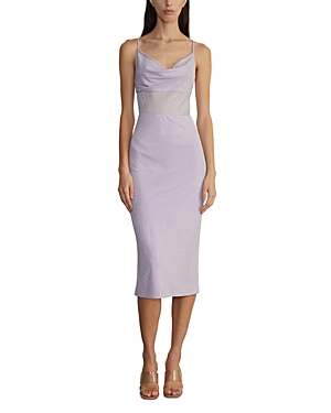 Et Ochs Harmony Crystal Midi Dress In Haze