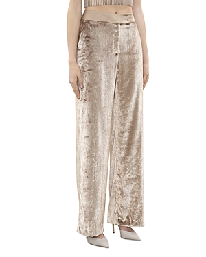 Peserico Palazzo Pants In Camel