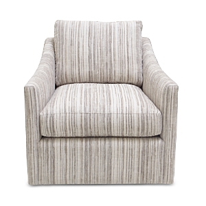 Bloomingdale's Artisan Collection Arabella Swivel Chair In Catalina Taupe