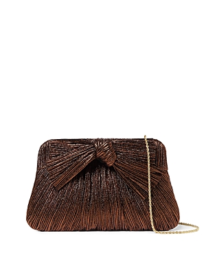 LOEFFLER RANDALL RAYNE SMALL PLEATED BOW FRAME CLUTCH