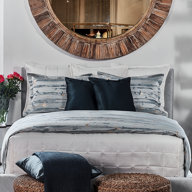 Ann Gish Tex Coverlet Set, Queen In White