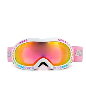 Bling2o Kids' Stones Of Rainbow Ski Mask For Girls - Ages 2-6 In Stone Rainbow