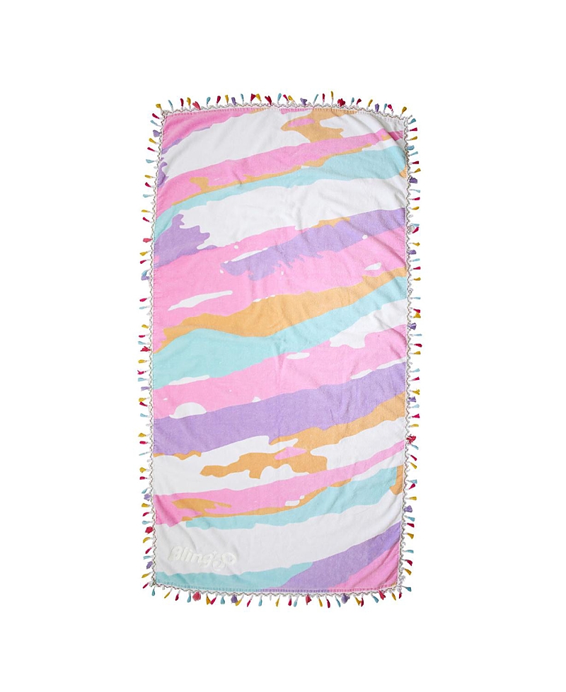Bling2o Girls' Cabana Beach Towel - Ages 2-6