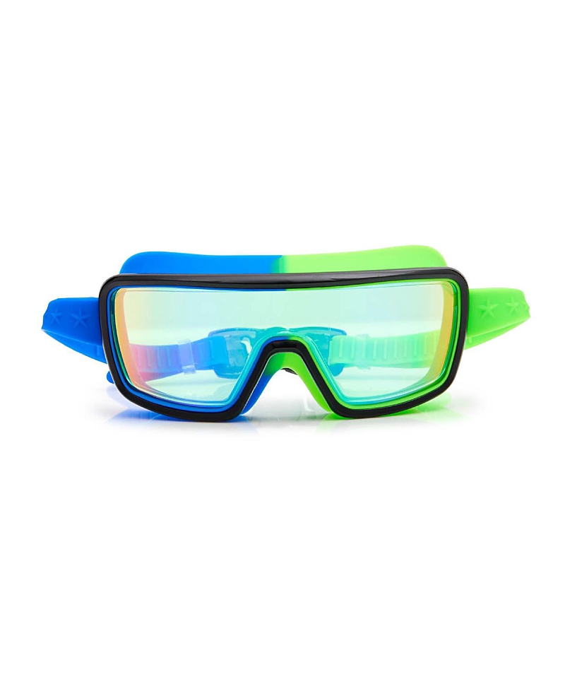 Bling2o Bling2o Cyborg Cyan Prismatic Swim Goggles for Boys - Ages 2