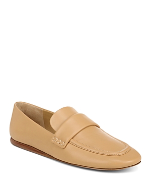 Vince Davis Leather Easy Loafers In Husk