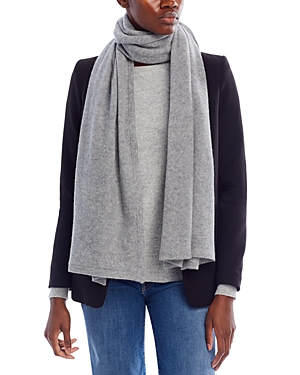 C By Bloomingdale's Cashmere Oversized Knit Scarf - 100% Exclusive In Gray