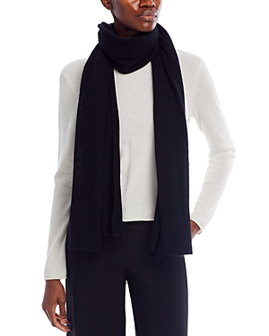 C By Bloomingdale's Cashmere Oversized Knit Scarf - 100% Exclusive In Black