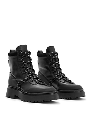 Allsaints Ker Lug Sole Bootie In Black