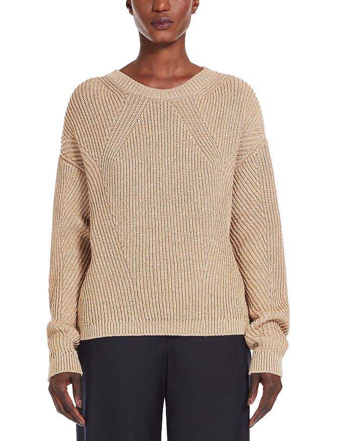 Max Mara Studio Editto Directional Rib Sweater Bloomingdale s