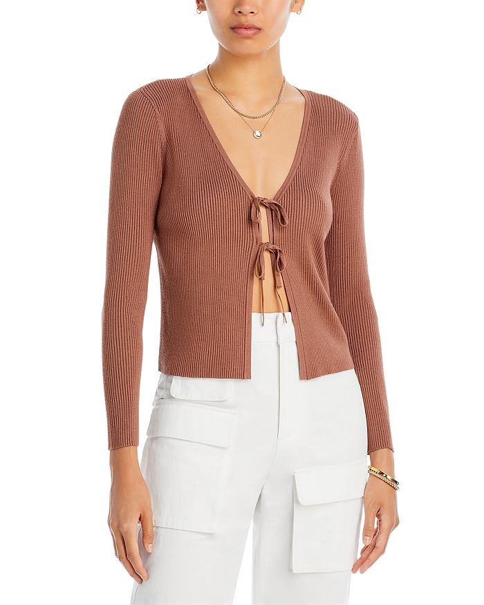 Tie up cardigan shop