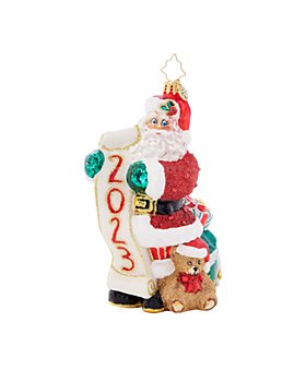 Christopher Radko - Holly Jolly 2023 Santa Ornament
