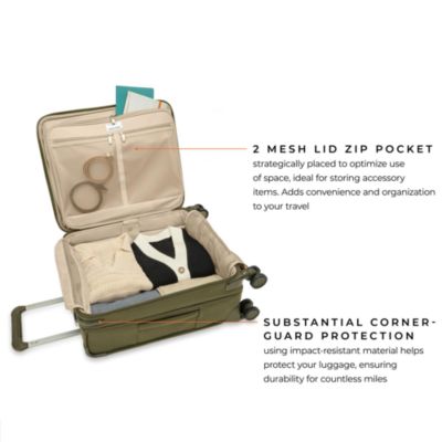 Baseline Global Carry On Spinner Suitcase