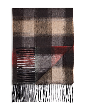 The Men's Store At Bloomingdale's Shadow Colorblock Cashmere Scarf - 100% Exclusive In Chocolate