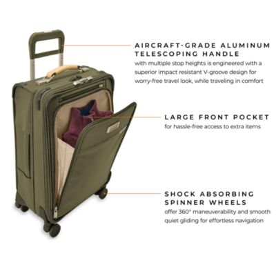 Baseline Essential Carry On Spinner Suitcase