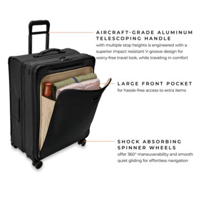 Baseline Large Expandable Spinner Suitcase