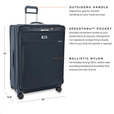 Baseline Extra Large Expandable Spinner Suitcase