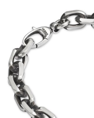Sterling Silver Interlocking Chain Bracelet