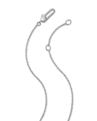 Sterling Silver Engraved Trademark Heart Necklace, 18&amp;quot;