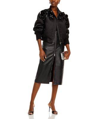 Essentiel Antwerp Erobo Cropped Bomber Jacket | Bloomingdale's