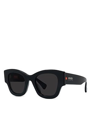 Kenzo Boke 2.0 Square Sunglasses, 49mm In Black
