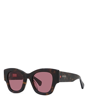 Kenzo Boke 2.0 Square Sunglasses, 49mm In Black