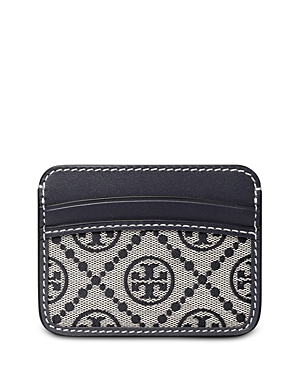 Shop Tory Burch T Monogram Card Case In Tory Navy