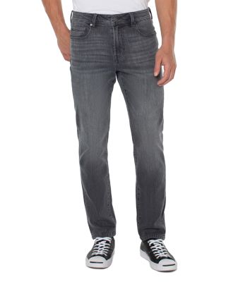 Liverpool Los Angeles - Kingston Modern Straight Jeans in Greystone