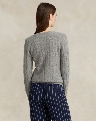 Cable Knit Cashmere Sweater