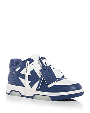 Shop Off-white Men's Out Of Office Low Top Sneakers In White Royal